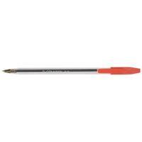 Q-Connect Medium Red Ballpoint Pen Pack of 50 KF26041