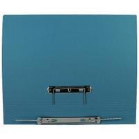 q connect foolscapa4 35mm capacity blue transfer file pack of 25