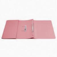 Q-Connect 35mm Capacity Pink Transfer Pocket Foolscap File Pack of 25