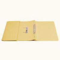 Q-Connect 35mm Capacity Yellow Transfer Pocket Foolscap File Pack of