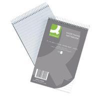 Q-Connect Shorthand Notebook Feint Ruled 203x127mm 300 Pages Pack of