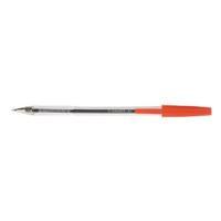 q connect medium red ballpoint pen pack of 20 kf34044