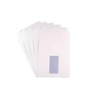 Q-Connect C5 Window Envelopes 90gsm Self Seal White Pack of 500 2820
