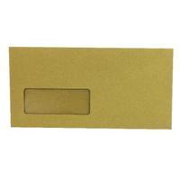 Q-Connect DL Window Envelopes 70gsm Manilla Gummed Pack of 1000 KF3423