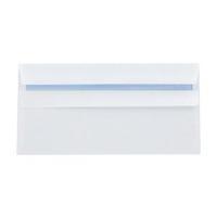 Q-Connect DL Envelopes 100gsm Self Seal Recycled White Pack of 500
