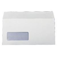 Q-Connect DL Window Envelopes 100gsm Self Seal White Pack of 1000 7138