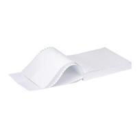 q connect 11x95 inches 3 part ncr plain listing paper pack of 700
