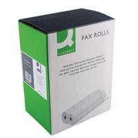 q connect white 216mmx15mx12mm fax roll pack of 6 kf50108