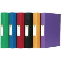 Q-Connect 2 Ring Polypropylene Assorted A4 Binder Pack of 10 KF71446