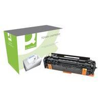 q connect hp 305a remanufactured cyan laserjet toner cartridge ce411a