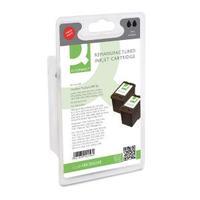 Q-Connect HP 56 Remanufactured Black Inkjet Cartridge Pack of 2