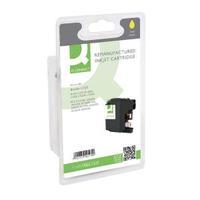 q connect brother remanufactured yellow inkjet cartridge lc123y