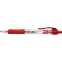 q connect retractable gel writer red pack of 10 kf71107