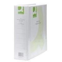 Q-Connect KF01334Q Presentation 4D-Ring Binder 65mm A4 - White (Pack of 6)