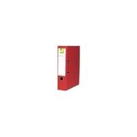 Q-Connect KF20041 Lever Arch File A4 Paper-Backed - Red (pack of 10)