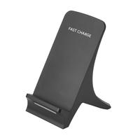 Q550 Portable 2 Coils Fast Wireless Charger Vertical Qi Charging Stand Free Positioning Technology Transmitter Charging Pad Cellphone Stand Holder for