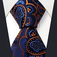 q8 new mens neckties navy blue abstract 100 silk business jacquard wov ...