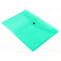 Qconnect Doc Folder Polyprop A4 Green - 12 Pack