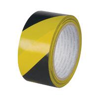 Qconnect Hazard Tape 48mmx20m Yllw Blk - 6 Pack