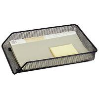 QCONNECT MESH A4 LETTER TRAY BLK KF00848