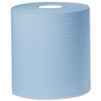 QCONNECT CFEED ROLL 1PLY 300M BL PK6