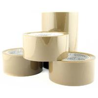 Qconnect Packaging Tape Low Noise Brown - 6 Pack