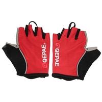 QEPAE Biking Gloves Gel Pad Fingerless Half Finger Gloves for Safe Night Riding Cycling Hiking