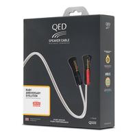 qed pre terminated ruby anniversary evoloution speaker cable pair 3m