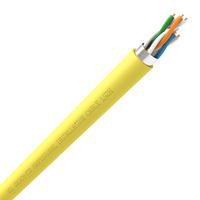 qed qx cat5e ftp screened lszh yellow data network cable 200m box