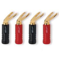 qed plastic airloc spade plug x4