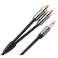 qed performance graphite 35mm jack to phono cable 15m