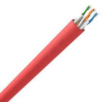 QED QX-CAT6 UTP PVC Flame Retardant Red Data Network Cable 305m Box