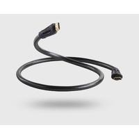 qed qe6006 performance 1 metre hdmi cable in graphite with ethernet