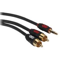 qed profile j2p jack to phono 1m cable qe5081