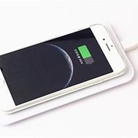 Qi wireless Charger Pad Wireless Receiver Adapter TPU Soft Clear Case Set for iphone 6 4.7 Inch