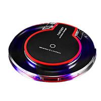 QI Wireless Charge 5V 1A Wireless Charger Pad for Samsung S8 S7 Or Other Built-in Qi Receiver Smart Phone