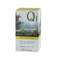 qi green tea pure simple 25bag