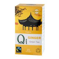 qi organic green tea ginger 25bag