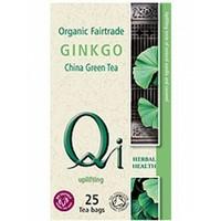 qi organic green tea ginkgo 25bag