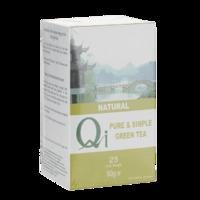 QI Teas Pure & Simple Green Tea 50g - 50 g, Green