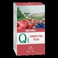 Qi Teas Green Tea Plus 25 Tea Bags - 25   Tea Bags, Green