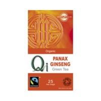 Qi Organic Green Tea With Ginseng 25 Bags
