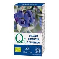 Qi Organic Green Tea &amp; Blueberry 20bags