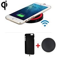 Qi Standard Wireless Charger Receiver Back Cover Wireless Transmitter for iPhone 6 / iPhone 6s