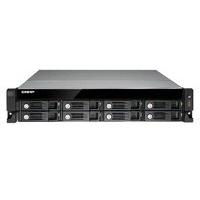 qnap ux 800u rp 8 bay 2u rack raid expansion enclosure