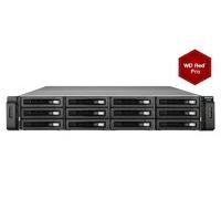 QNAP REXP-1220U-RP 24TB (12 x 2TB WD RED PRO) 12 Bay Rackmount Expansion Unit