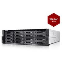 qnap ts ec1680u rp 64tb 16 x 4tb wd red pro 16 bay 3u rackmount nas