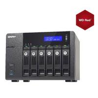 QNAP TVS-671-i3 18TB (6 x 3TB WD Red) 4GB RAM 6 Bay Desktop NAS