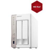 qnap ts 251 16tb 2 x 8tb wd red 2 bay desktop nas