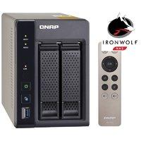 QNAP TS-253A-4G 6TB (2 x 3TB SGT-IW) 2 Bay NAS Unit with 4GB RAM